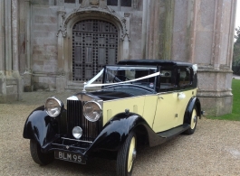 1932 Rolls Royce wedding car in Christchurch
